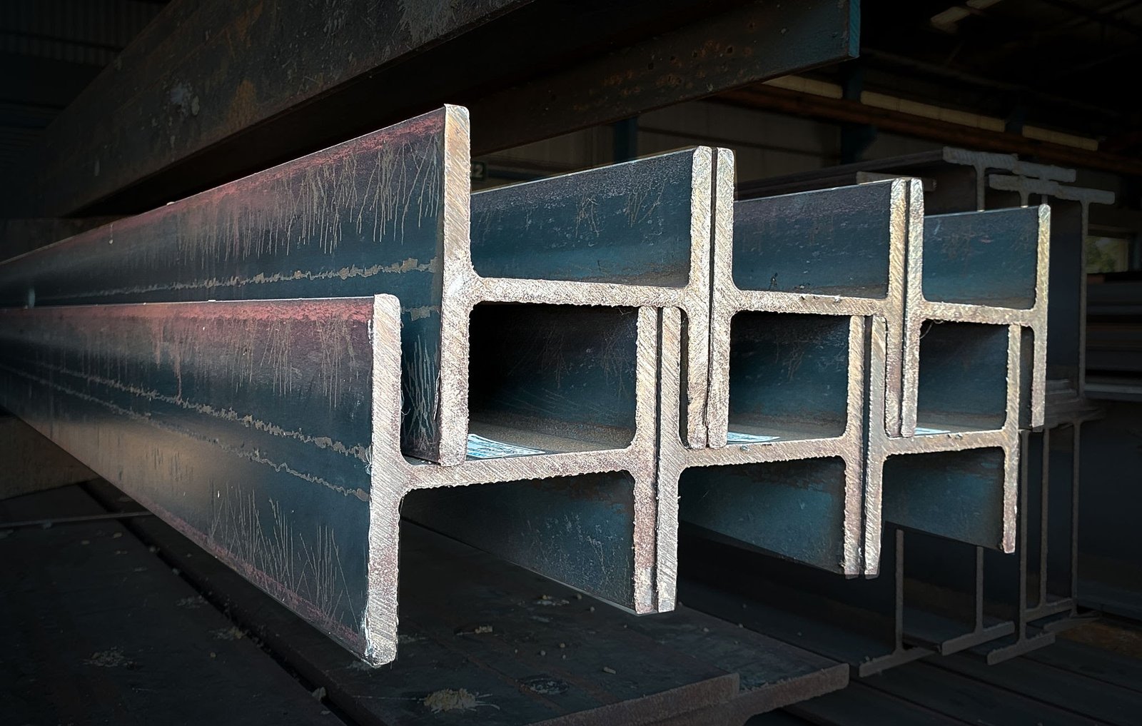 Beam steel product